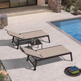 PURPLE LEAF Oversized Patio Lounge Chairs Set of 3 - Photo 1