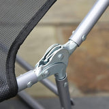 Outsunny Folding Chaise Lounge Pool Chairs, Outdoor Sun Tanning Chairs with Pillow, Reclining Back - Photo 10