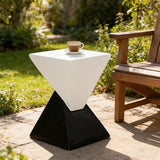 Christopher Knight Home Ginues Lightweight Concrete Square Coffee Table, Indoor and Outdoor Side Table for Living Room - Photo 5