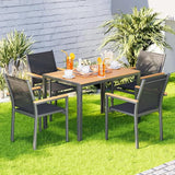 LIFERUN Outdoor Patio Table for 4-6 Person - Photo 2