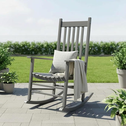 Shine Company Vermont Porch Rocker – Storm Gray