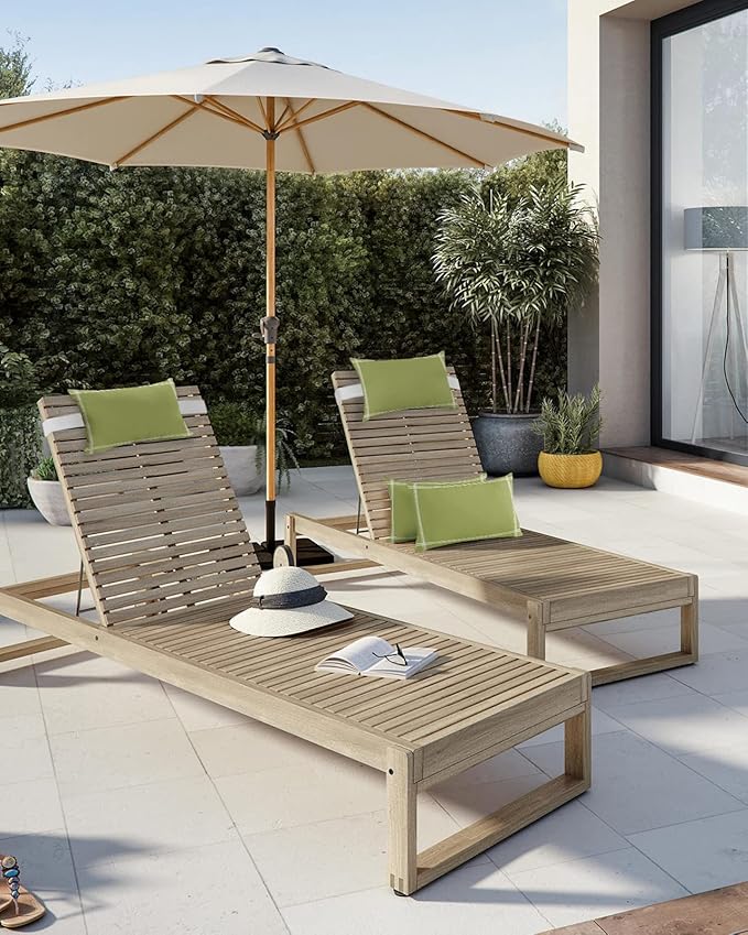 T&H XHome Outdoor Pillow for Chaise Lounge Chair - Photo 5
