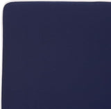 SAFAVIEH Outdoor Patio Furniture Collection - Sophie Natural Solid Wood Lounger with Navy Cushion & White Piping - Photo 4