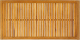 SAFAVIEH Couture Outdoor Collection Samoa Natural Brown Brazilian Teak Solid Wood Patio Coffee Table - Photo 6