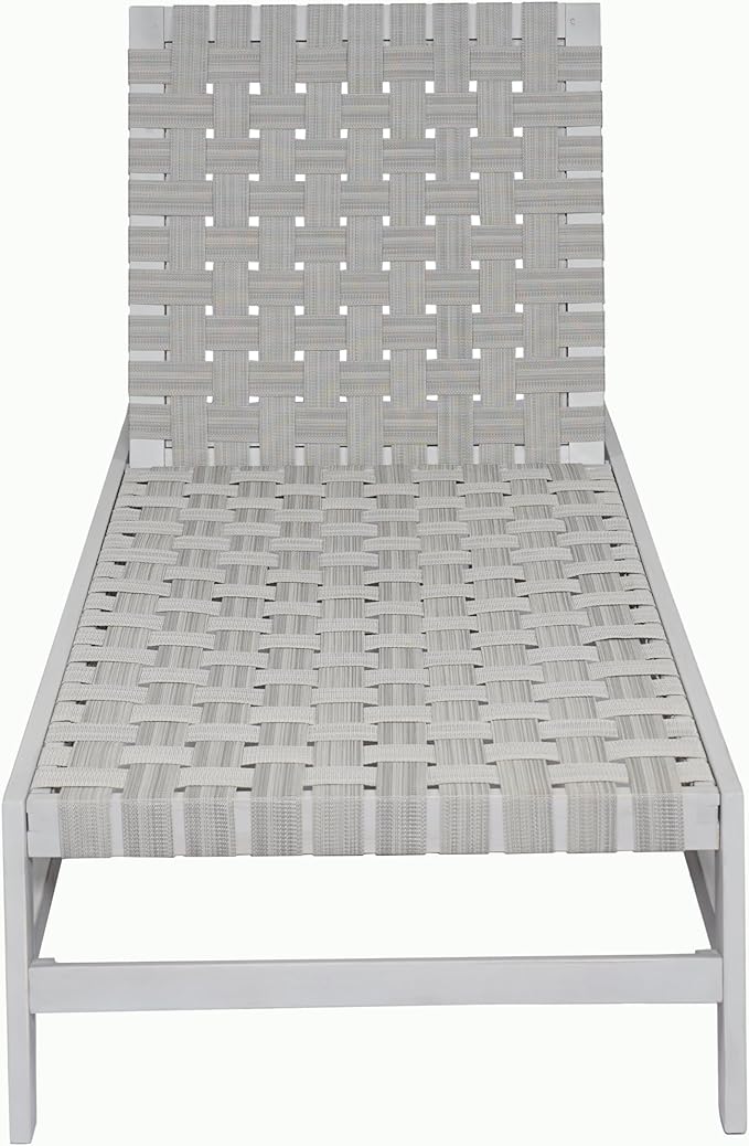 Christopher Knight Home Susua Rope Chaise Lounge with Acacia Wood Frame, Adjustable Backrest Single Lounge Sofa - Photo 4
