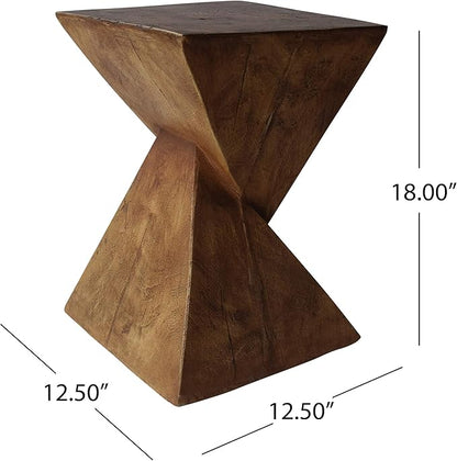 Christopher Knight Home Jerod Light-Weight Concrete Accent Table, Natural