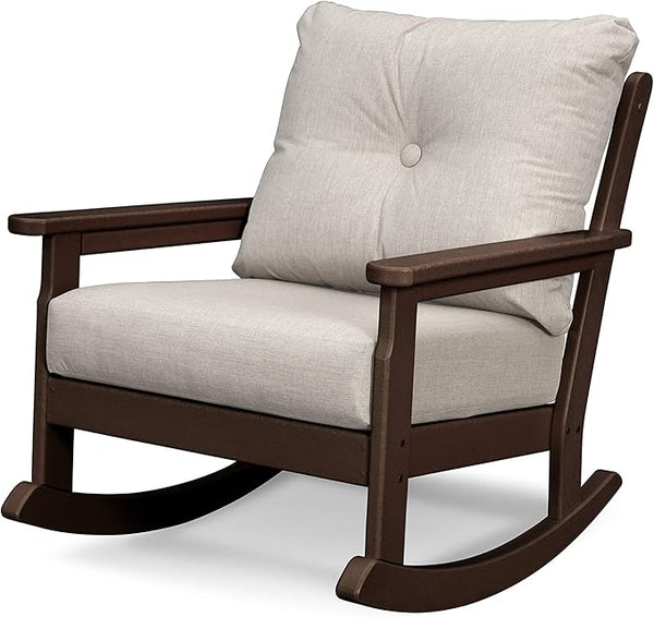 POLYWOOD Vineyard Deep Seating Rocking Chair - Photo 1