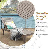 Tangkula Outdoor Chaise Lounge Chair, Lightweight Patio Lounge Recliner Chair with Adjustable Backrest - Photo 7