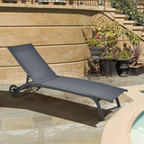 Tangkula Outdoor Chaise Lounge Chair, Patio Lounge Recliner with 6-Position Adjustable Backrest - Photo 5