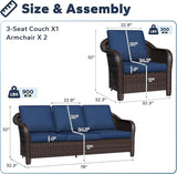 5 PCS Outdoor Conversation Set - Photo 2