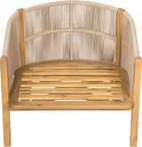 Christopher Knight Home Grotta Acacia Wood Patio Accent Chair Set of 2, Wooden Lounge Chair Outdoor - Photo 10