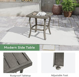 Chaise Lounge Chair Outdoor - 2 Pieces Patio Aluminum Chaise Lounge Chair Set with Side Table - Photo 6