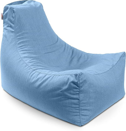 Jaxx Juniper Outdoor Bean Bag Patio Chair & Poolside Lounge, Ocean Blue