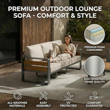 ZANDOR Aluminum Outdoor Patio Furniture Set - Photo 5