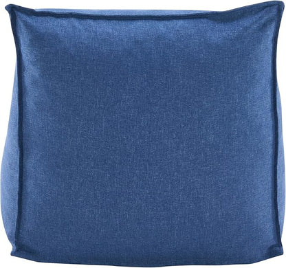 Christopher Knight Home Venny 48" L Outdoor Bean Bag Chair, Fabric Bean Bag Chair for Adults and Kids, Indoor/Outdoor Sun Lounger, Patio Lounge Chair, Comfy Outdoor Reading Chair, Navy Blue