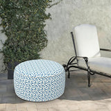 LVTXIII Indoor/Outdoor Extra Large Inflatable Ottoman Pouf D31 x H14 Inch, Round Footstool with Handle - Photo 2