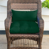 QILLOWAY Outdoor Patio Wicker Seat Cushions Group Loveseat/Two U-Shape/Two Lumbar Pillows for Patio Furniture - Photo 4