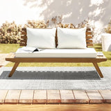 Idzo Lucille Updated 800lbs Capacity Acacia Patio Loveseat - Photo 1