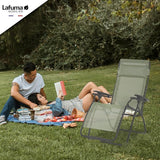 Lafuma Futura Series Patio and Poolside Zero Gravity Outdoor Lounge Recliner Chair with Adjustable and Removable - Photo 2