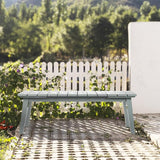 VINGLI Outdoor Wooden Bench, 45” 2-Person Backless Dining Bench - Photo 5