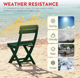 Costaelm Outdoor Patio Modern Folding Dining Chair - Photo 6