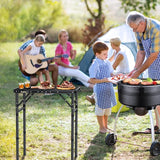 Anbte Folding Grill Table, Aluminum Camping Table Adjustable Height Max 27.5" Picnic Table Outdoor Table, Lightweight - Photo 2