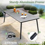 83" Patio Outdoor Dining Table for 6-8 - Photo 5
