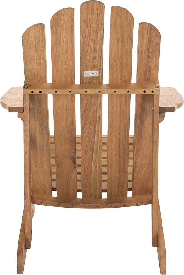 Safavieh PAT7027A Outdoor Collection Topher Teak Adirondack Chair - Photo 5