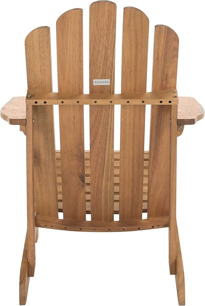 Safavieh PAT7027A Outdoor Collection Topher Teak Adirondack Chair