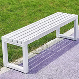 Outdoor Garden Benches, 2-3 Person Seat Outdoor Backless Benches Weatherproof - Photo 1