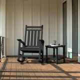 SERWALL Double Adirondack Side Set of 6, Table Rectangular End Table, Black - Photo 5