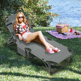 LILYPELLE Folding Outside Chaise Lounge Chair with Mattress - Photo 3