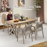 Aluminum Outdoor Dining Table - All-Weather Exposure - Photo 8