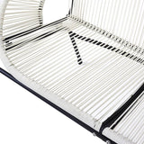 GDFStudio Patio Loveseat All-Weather Rattan 2 Seater Sofa Outdoor Patio Furniture Set for Balcony Poolside Backyard - Photo 7
