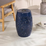 Christopher Knight Home Patio Side Table with Solar Powered Light, Outdoor Metal Coffee Table, Lace Cut Iron End Table - Photo 4