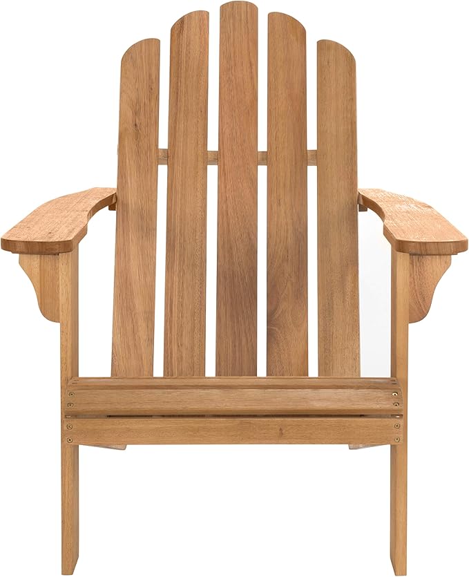 Safavieh PAT7027A Outdoor Collection Topher Teak Adirondack Chair - Photo 1