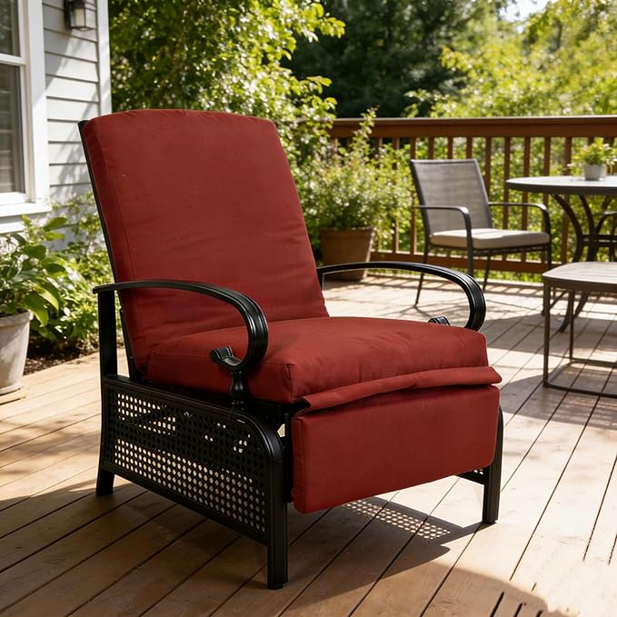 Kozyard Adjustable Outdoor Reclining Lounge Chair - Photo 1
