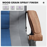 PURPLE LEAF Extra Wide Outdoor Reclining Chair Set of 2 Patio Zero Gravity Chaise Lounge Folding Chair with Quilted - Photo 5