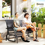 Outsunny 2-Person Outdoor Glider Bench - Photo 2
