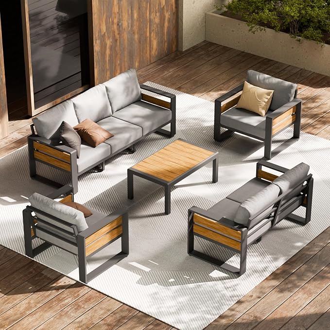 ZANDOR Aluminum Outdoor Patio Furniture Set - Photo 1