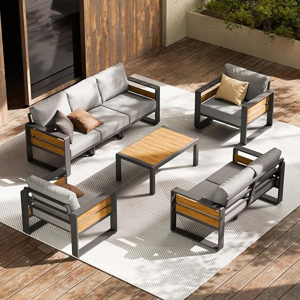 ZANDOR Aluminum Outdoor Patio Furniture Set - Photo 1