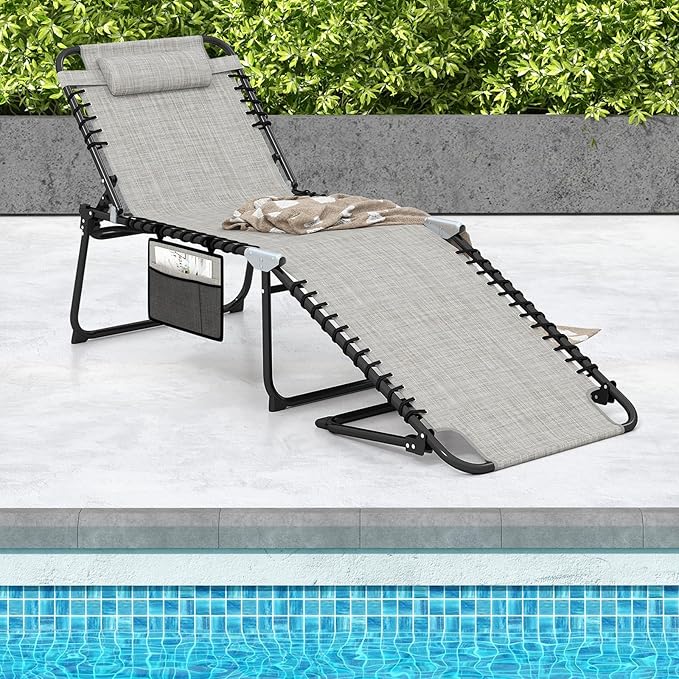 GYMAX Lounge Chair for Outside - Photo 2