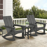 Costaelm Outdoor Adirondack Chair, All Weather Resistant Lawn Chairs Balcony Chair and Fire Pit Chairs - Photo 8