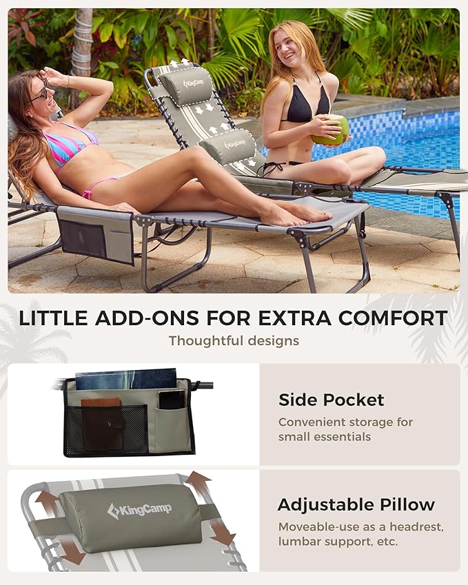 KingCamp Tanning Chair with Face Hole - Photo 8