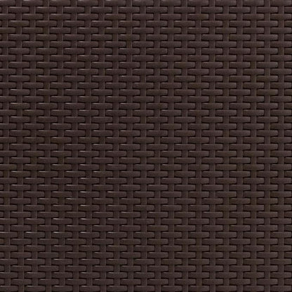 Flash Furniture Seneca Chocolate Brown Faux Rattan End Table