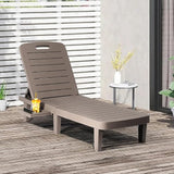 Outdoor Chaise Lounge Set of 4, Waterproof Pool Lounge Chairs for Outside w/5 Positions Recliner Chair for Patio - Photo 7