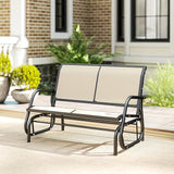 Outsunny 2-Person Outdoor Glider Bench - Photo 10