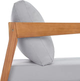 Christopher Knight Home Grice Acacia Wood Lounge Chair Outdoor with Removable Cushion - Photo 9