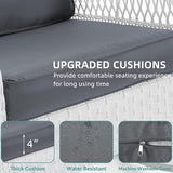 MEETWARM 3 Pieces Patio Conversation Set - Photo 2