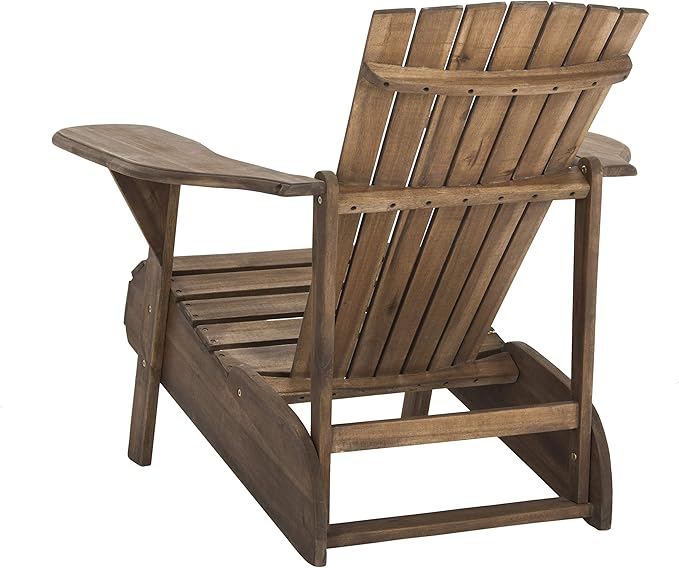Safavieh PAT6700G Outdoor Collection Mopani Rustic Brown Side Chair